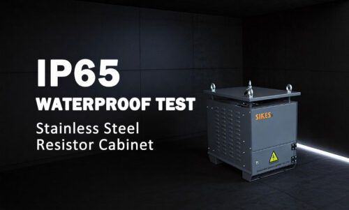 Teste de resistência à água IPX5 do gabinete de resistor de aço inoxidável